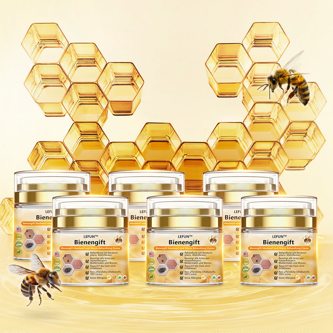 🌻🐝[🌟Offizieller Markenshop🌟] LEFUN™ Bienengift Maulwurf und Warze Behandlung Creme(👨‍⚕AAD EMPFIEHLT)