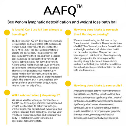 🐝AAFQ™ Bee Venom Lymphatic Drainage Weight Loss Bath Ball🔥 (for all lymphatic problems and obesity)