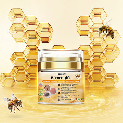 🌻🐝[🌟Offizieller Markenshop🌟] LEFUN™ Bienengift Maulwurf und Warze Behandlung Creme(👨‍⚕AAD EMPFIEHLT)