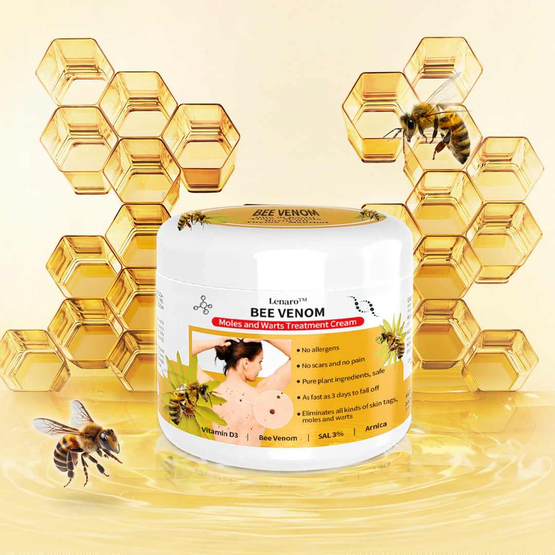 🍀🐝[👑Offizieller Markenshop👑] Lenaro™ Bienengift-Creme zur Behandlung von Muttermalen und Warzen (👨‍⚕AAD EMPFIEHLT)