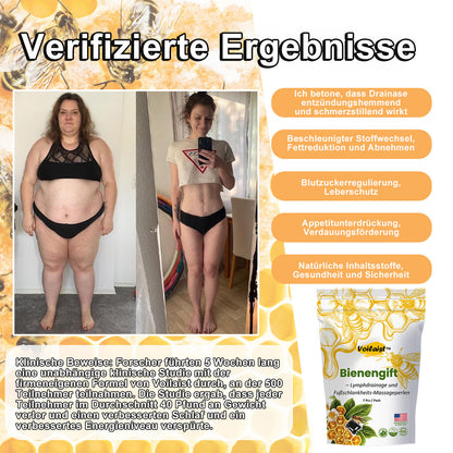 Voilaist™ Bienenlymphatischer Drainage- & schlankender Fußbad-Körner (Für alle lymphatischen Probleme und Ödeme)-Empfehlung des Arztes